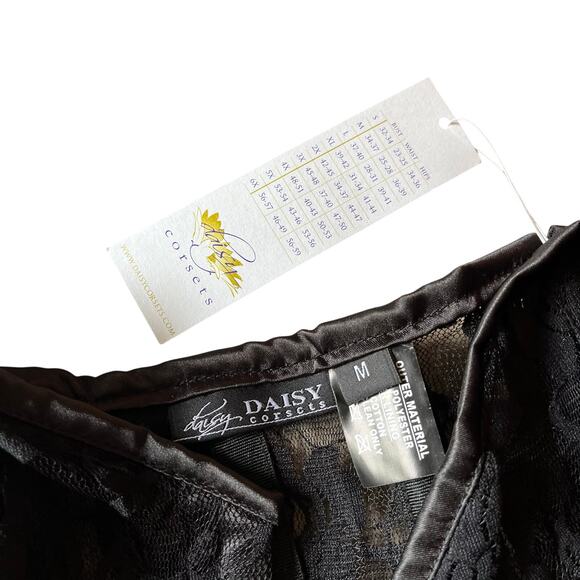 Daisy Corsets Women's M Black Lace Victorian Goth Gothic Cosplay Alternative - Picture 3 of 3